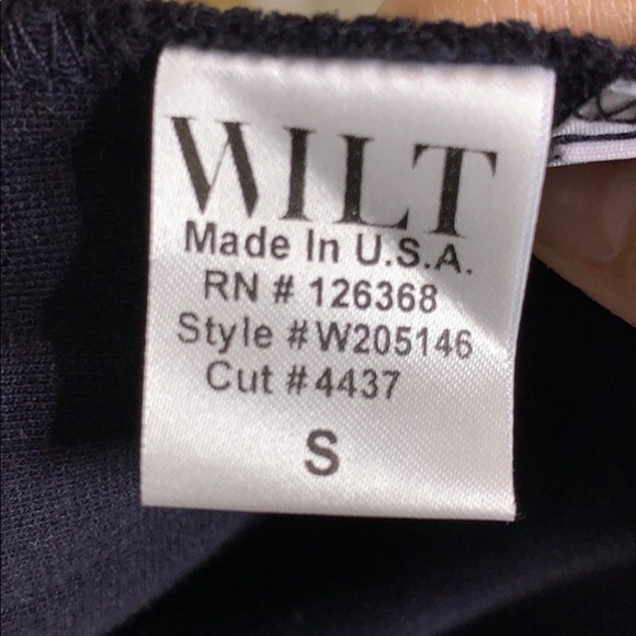 WILT black button sweatshirt jacket size - S - Picture 5 of 5